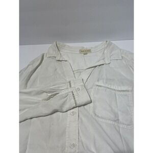 Cloth And stone Women’s Button Up Long Sleeve Shirt Size L